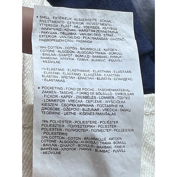 Dickies Button Fly Denim Work Pants Men's Size 32x32 Ivory DUR07NT - Picture 11 of 14